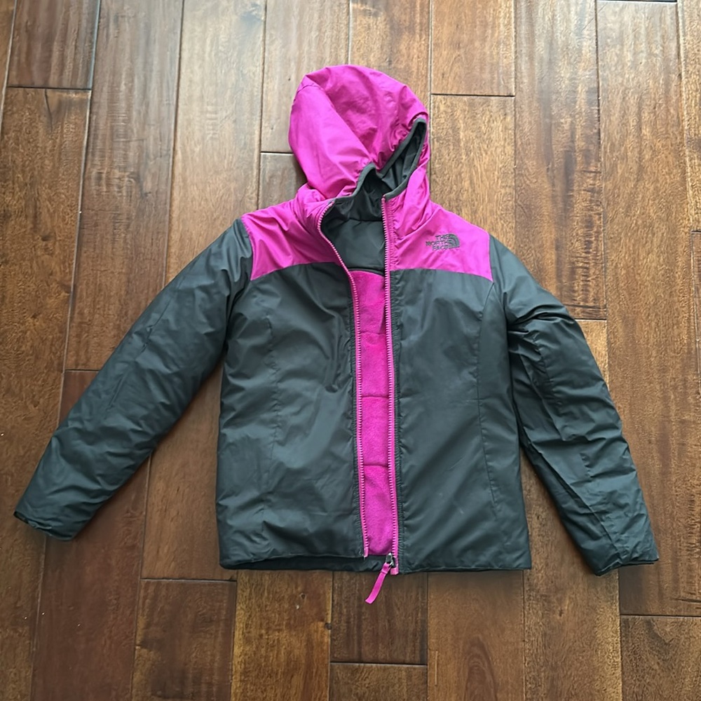North Face reversible hooded jacket S - Picture 5 of 5